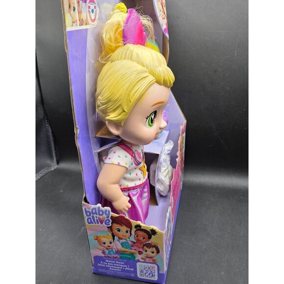 Baby Alive LaLa Goo Goo Birthday Bestie Doll Drinks Wets Blows Candle Party Toy - Picture 9 of 9